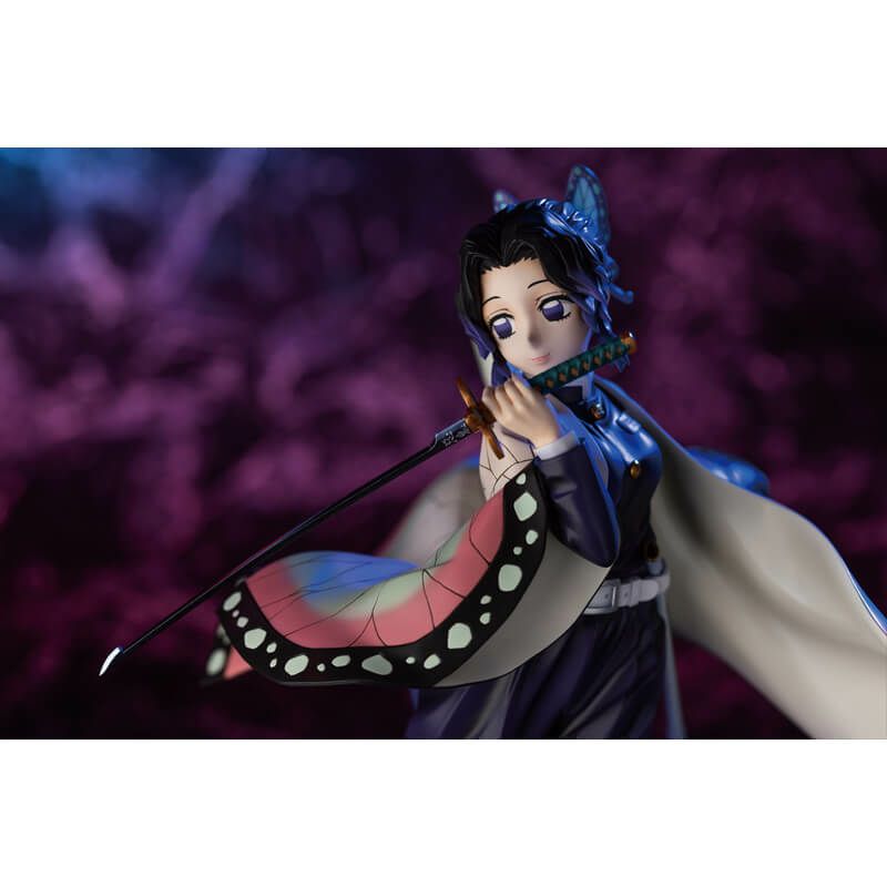 KOTOBUKIYA - ＊表情変え付き　ARTFX J 鬼滅の刃 胡蝶しのぶ 1/8 スケールフィギュア Amazon | ARTFX J 鬼滅の刃 胡蝶しのぶ 1/8スケール PVC製 塗装
