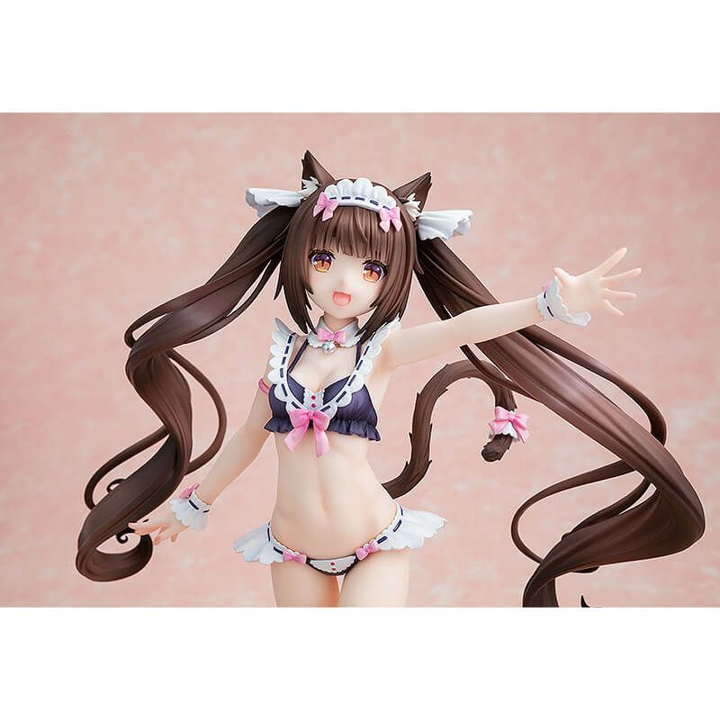 KDcolle ネコぱら ショコラ メイド水着ver. 1/7 完成品フィギュア KDcolle『ネコぱら』 ショコラ メイド水着ver. 1/7 完成品