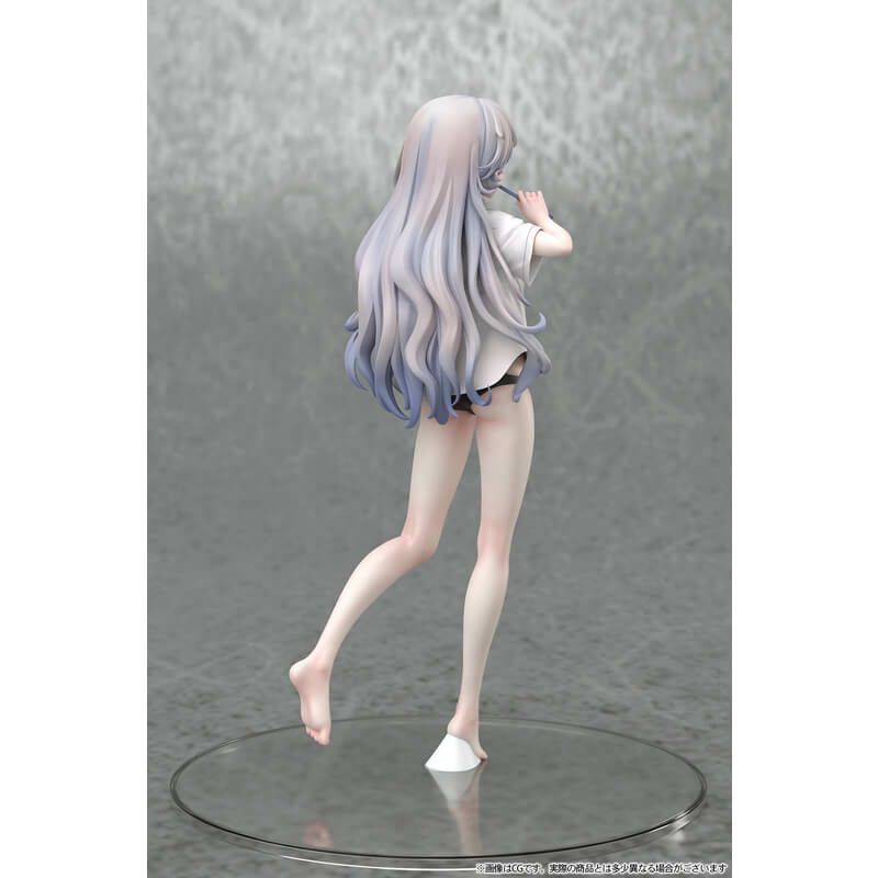 クローリーン 茗猫氏オリジナルイラスト 1/6 完成品フィギュア 眠そうな顔で支度をする無防備な姿に注目！イラストレーター茗猫