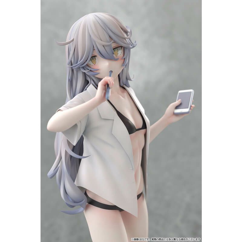 クローリーン 茗猫氏オリジナルイラスト 1/6 完成品フィギュア 眠そうな顔で支度をする無防備な姿に注目！イラストレーター茗猫