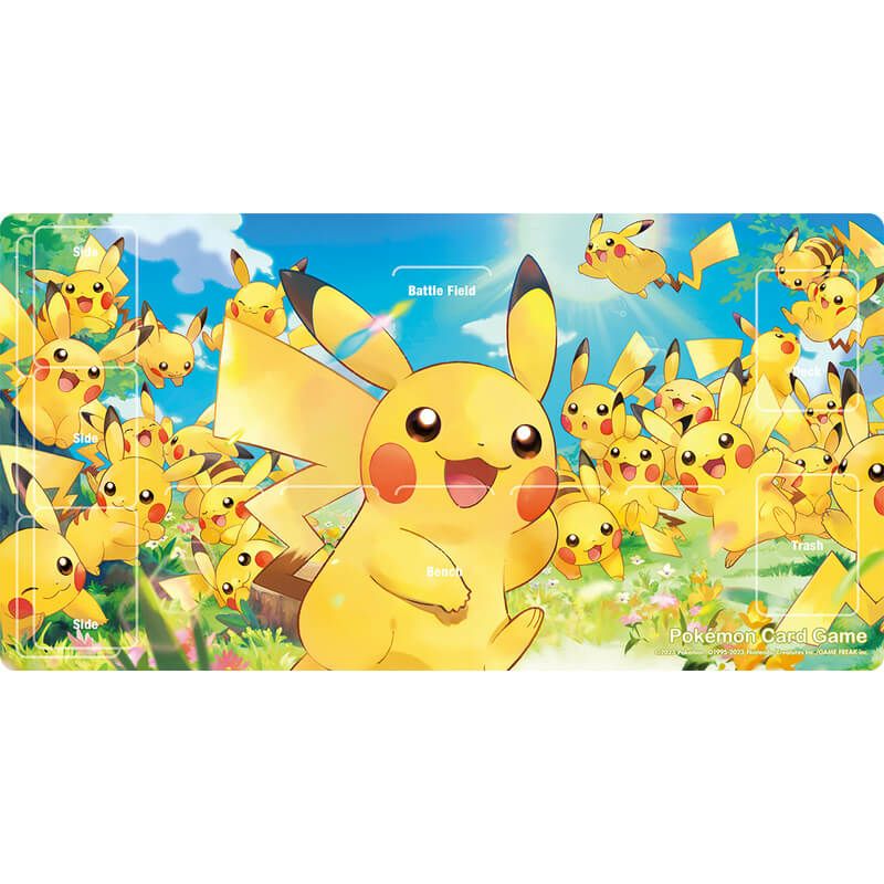 2次再販】ポケモンカードゲーム ラバープレイマット ピカチュウ大集合